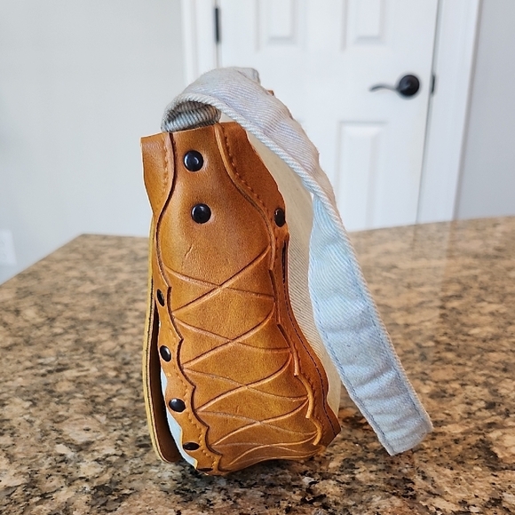 Mickey Mouse- Vintage Denim and Leather  Bag - Picture 2 of 8